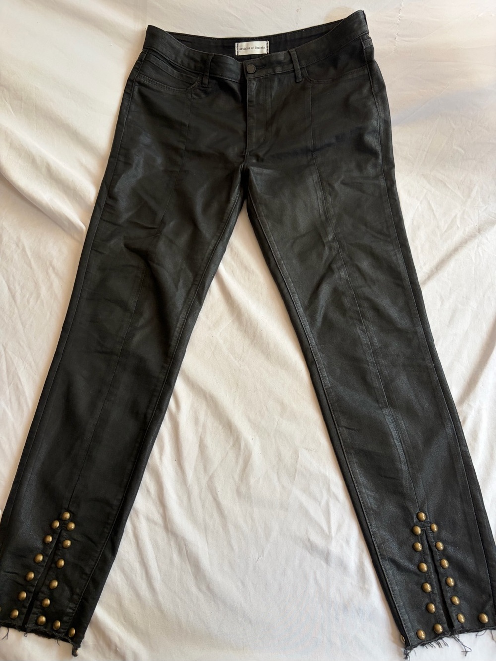 Articles Of Society Black Skinny Jeans with Bronze Stud Accents size 31 (10)